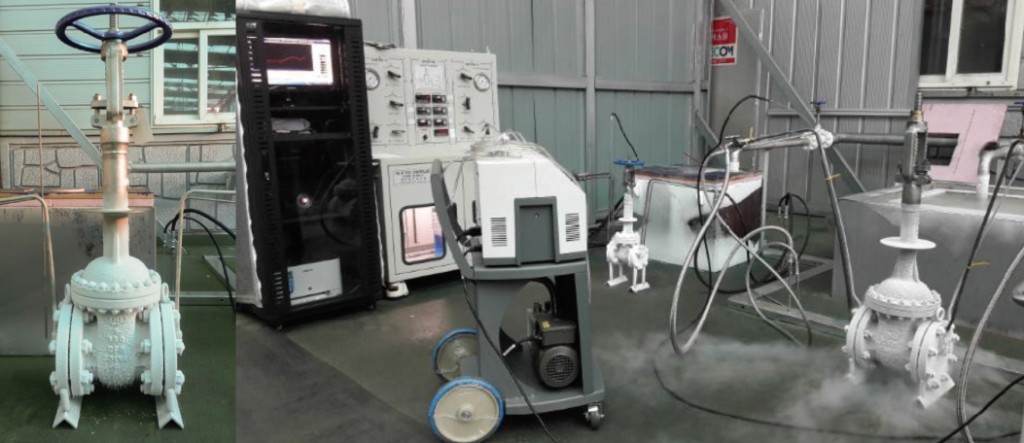 THT CRYOGENIC TEST TOOM LARGE VALVE